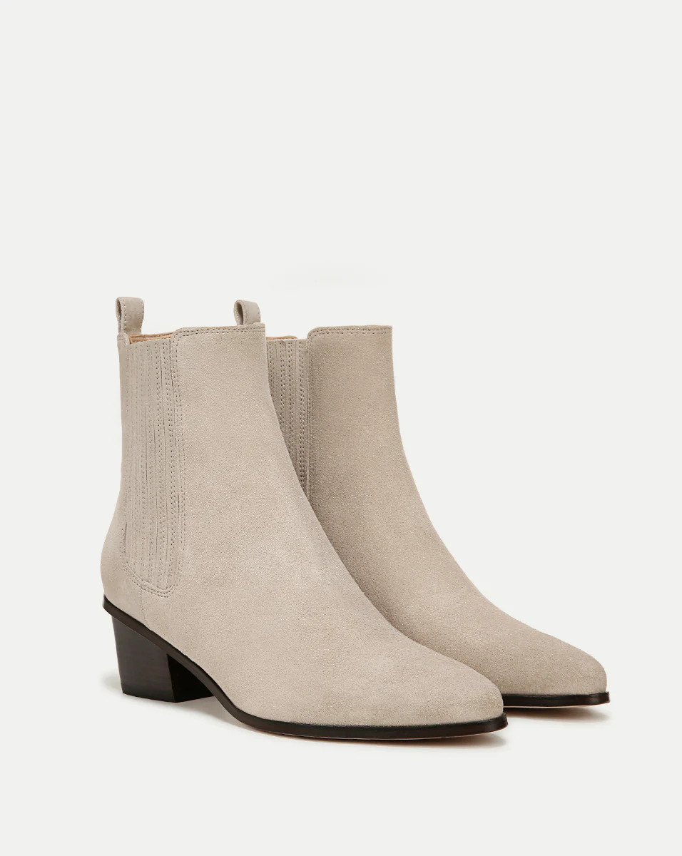 Alina Suede Bootie | Veronica Beard