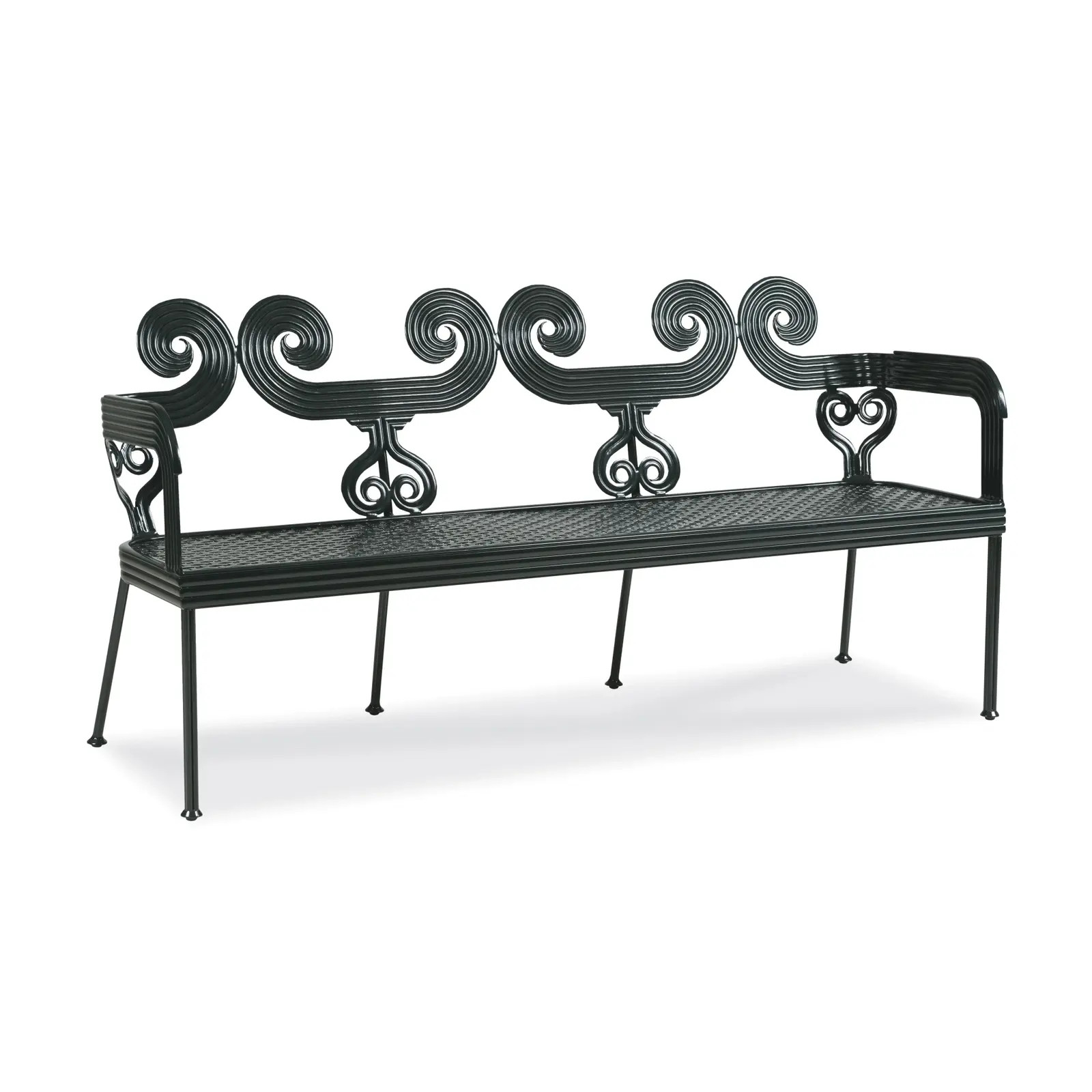 Thomas O'Brien for Century Furniture Augustine Metal Outdoor Garden Bench | Chairish