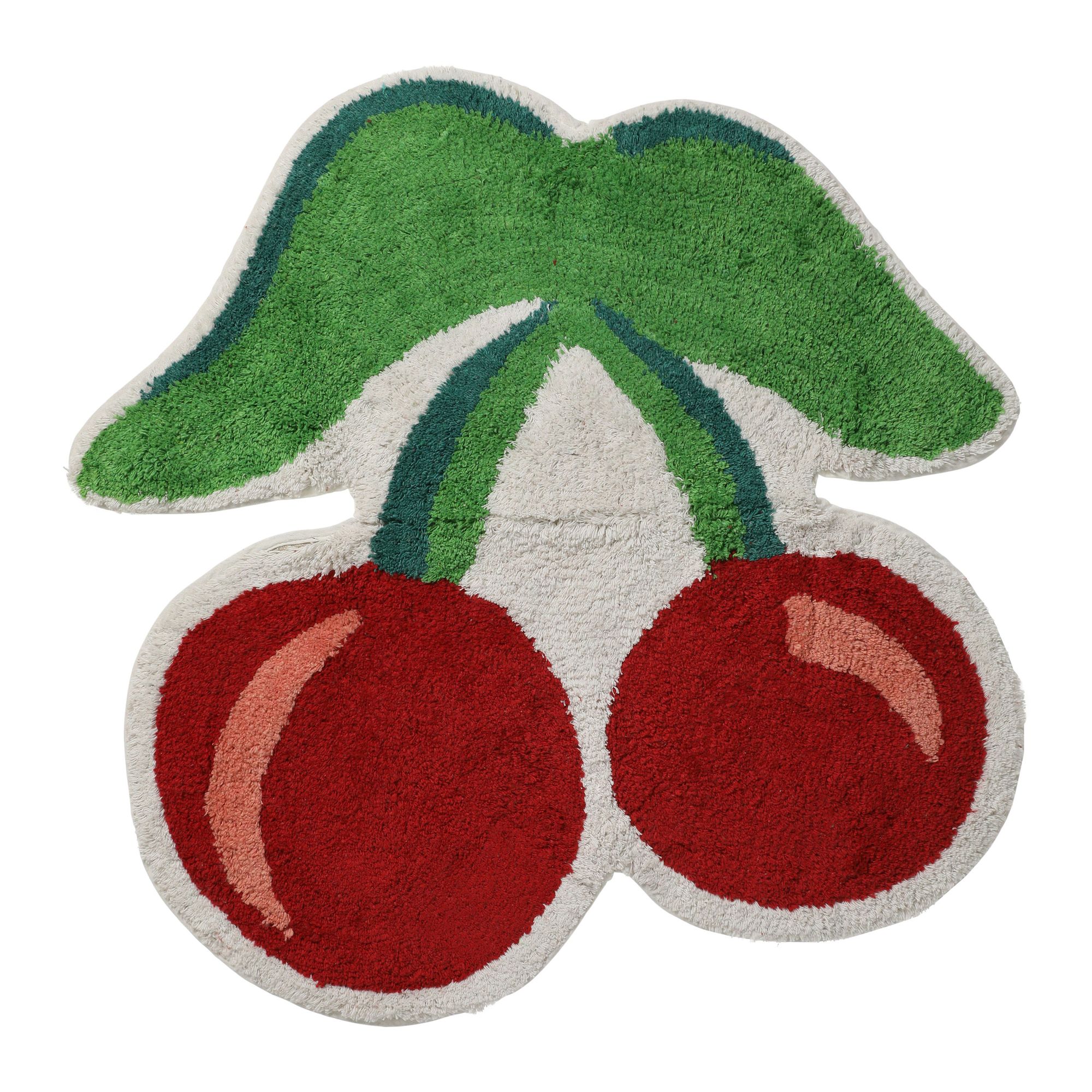 cherries shaped rug 28in x 30in | Five Below