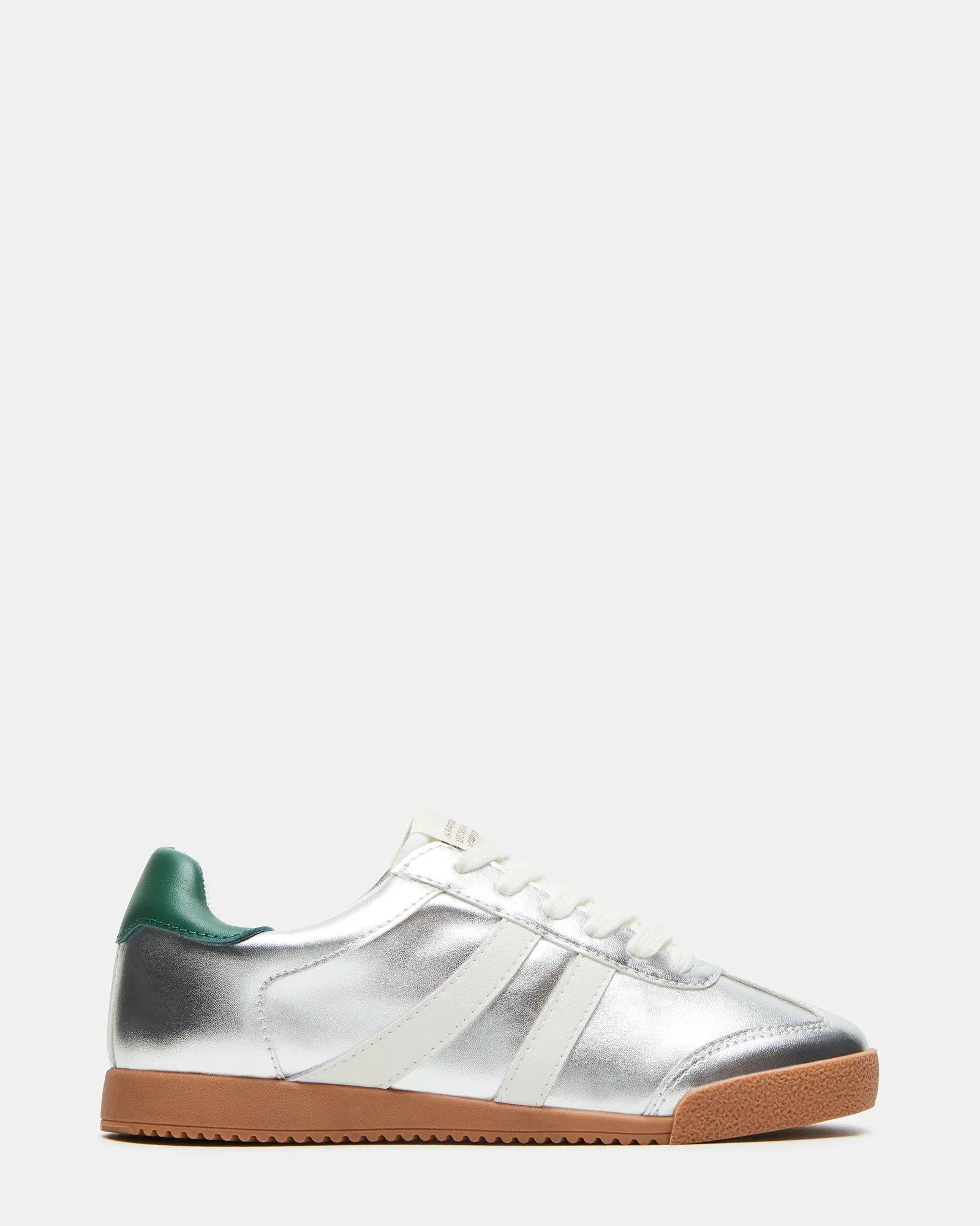 HUDSIN Silver Multi Low-Top Sneakers | Women's Designer Sneakers | Steve Madden (Canada)