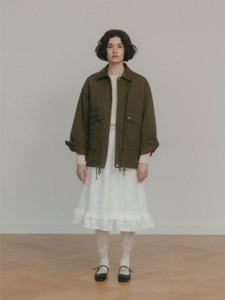 Madam Flare Skirt (White) | (주)더블유컨셉코리아/W Concept(KR)