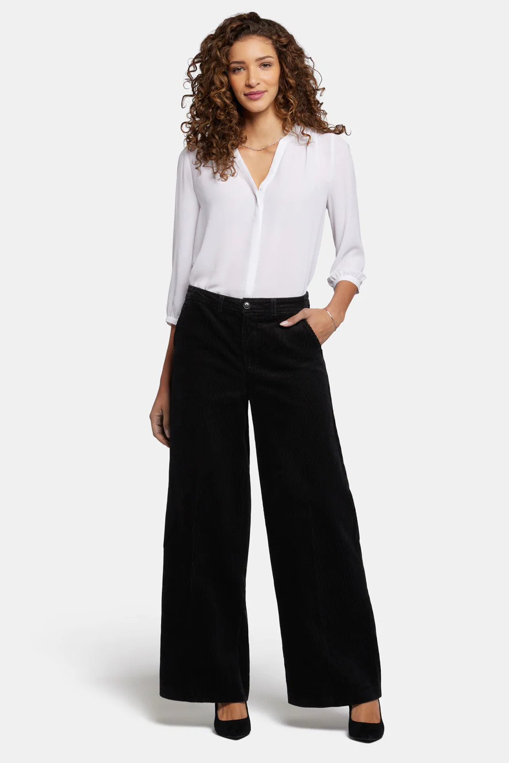Whitney Trouser Pants - Black | NYDJ