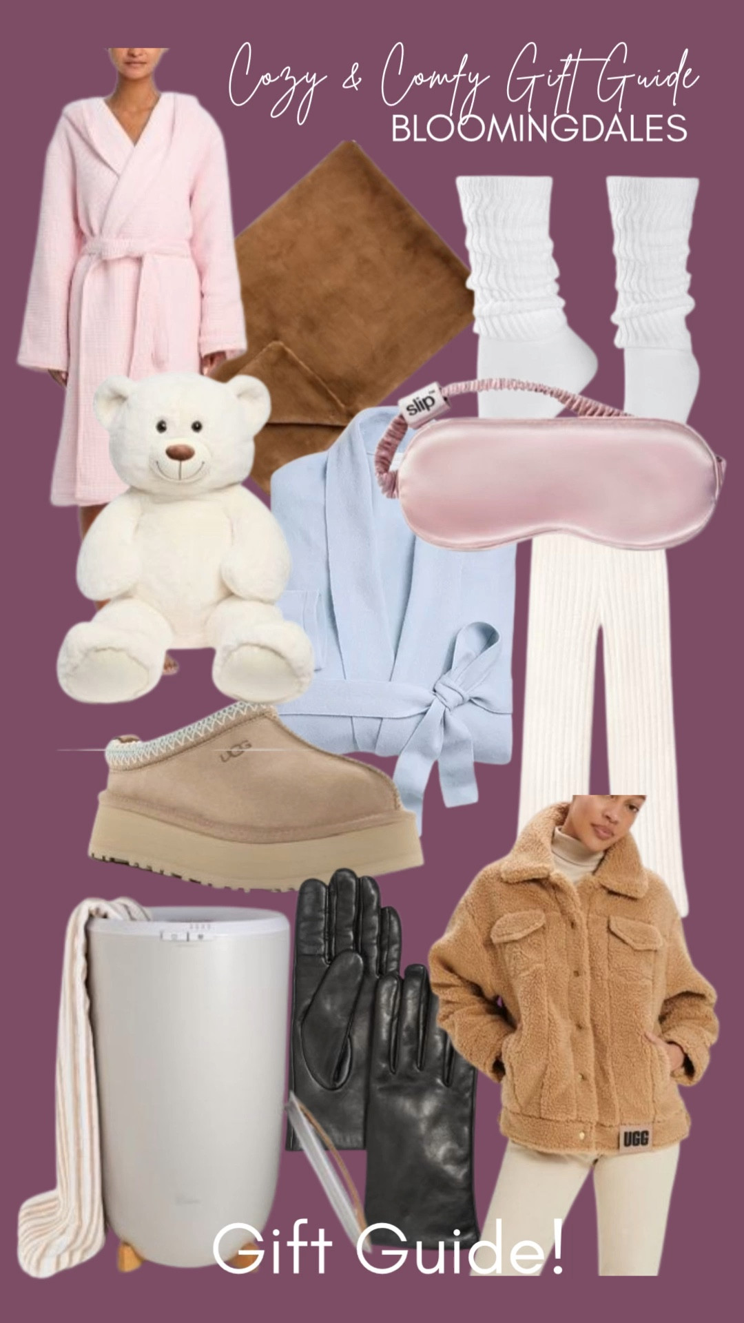 The ultimate "Cozy & Comfy" Gift Guide is here! 🎁✨ Everything you need for a dreamy winter from Bloomingdale's!

Seriously, who wouldn't want to unwrap a plush robe, those viral cozy socks, or the softest slippers? I've linked all these must-have pieces—from UGG and Slip to luxurious bedding and that incredible towel warmer! Treat yourself or find the perfect gift for your bestie!

#Bloomingdales #CozyVibes #GiftIdeas #HolidayShopping #UGG #TowelWarmer #ComfyStyle #12daysofltk
 @bloomingdales

#LTKHoliday #LTKSaleAlert #LTKGiftGuide