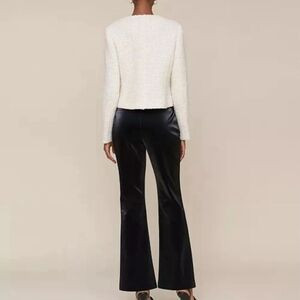 NWOT Avec Les Filles White and Black Jacket With Bows Size Large Anthropologie | Poshmark