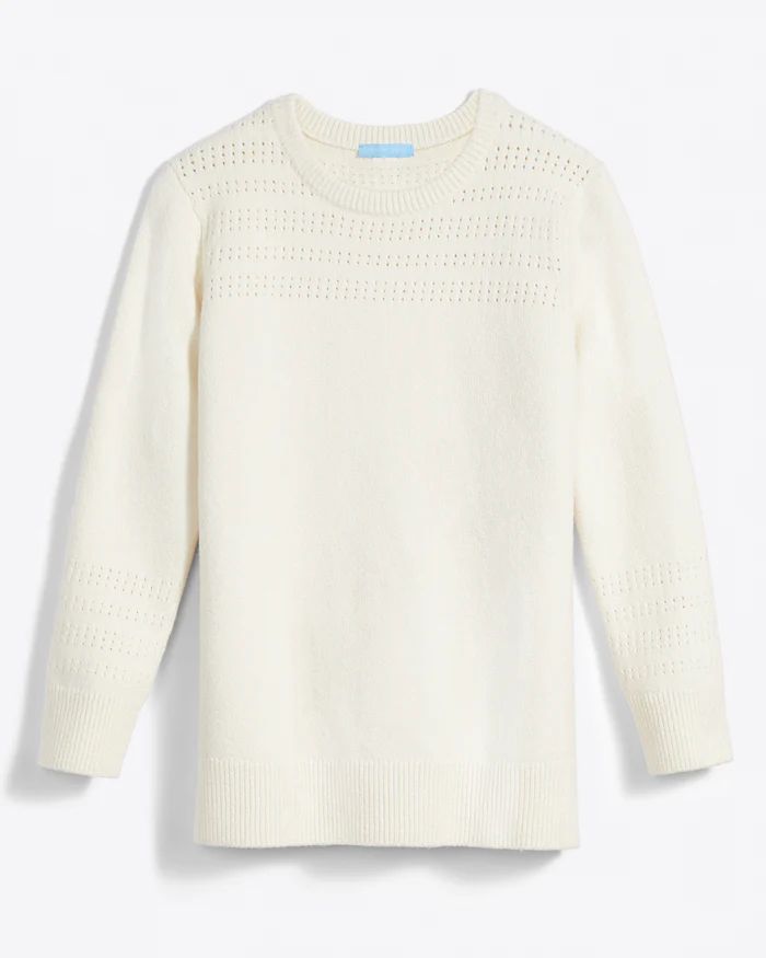 Pointelle Pullover Sweater | Draper James (US)