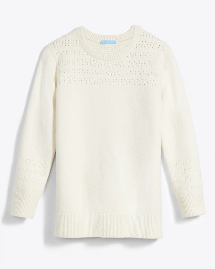 Pointelle Pullover Sweater | Draper James (US)