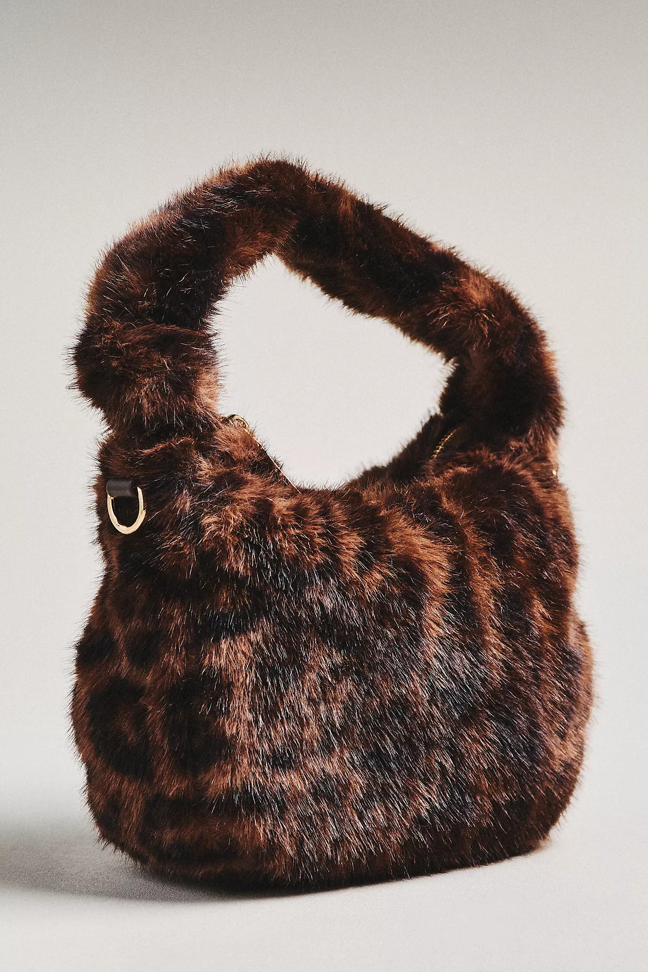 Urban Expressions Faux Fur Mini Knotted Bag | Anthropologie (US)