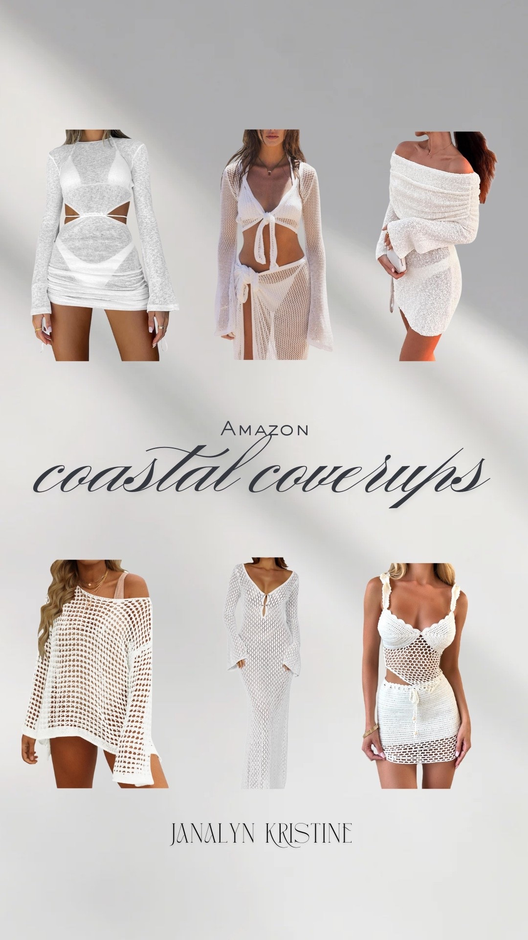 White knit cover ups just scream beach and vacation🤌🏼

#LTKTravel #LTKSeasonal