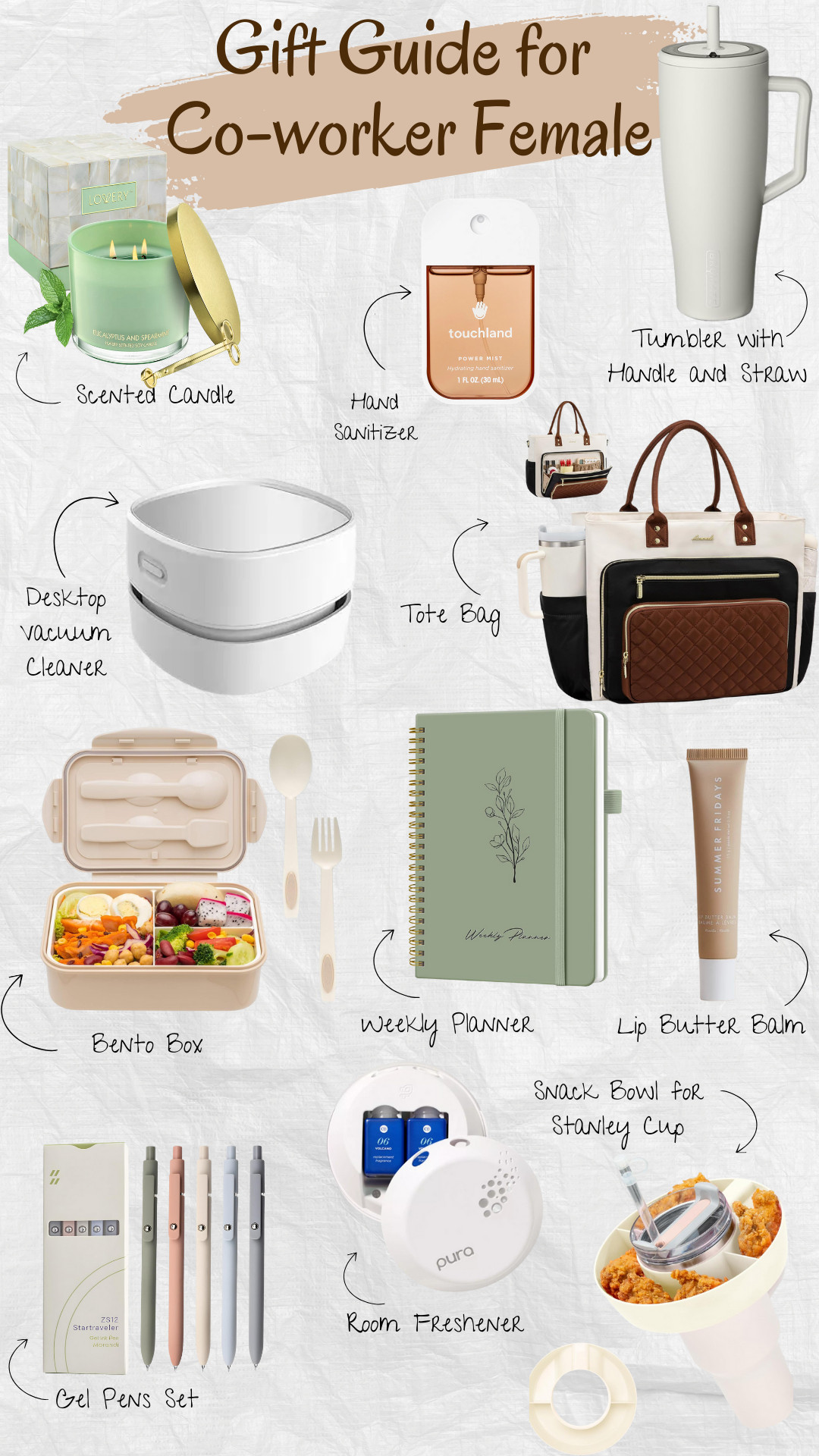 Putting together a little gift guide for your fave coworker 🎁💛
Cute, useful, and budget-friendly ideas that always make people smile!
I love giving things that feel thoughtful but still practical ✨

#GiftGuide #CoworkerGifts #HolidayGifts #LTKFinds #GiftsForHer #OfficeGifts #SimpleGifting #GiftIdeas #SmallGifts 

 #LTKGiftGuide #LTKHoliday #LTKFindsUnder50