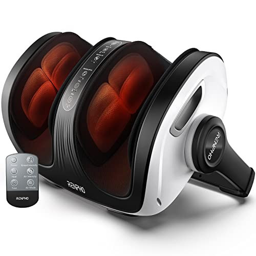 RENPHO Shiatsu Foot Massager with Heat, Foot and Calf Massager, FSA Eligible Items Only List, Deep Kneading Massage for Plantar Fasciitis Relief, Birthday Gifts for Women Men Size 14 | Amazon (US)