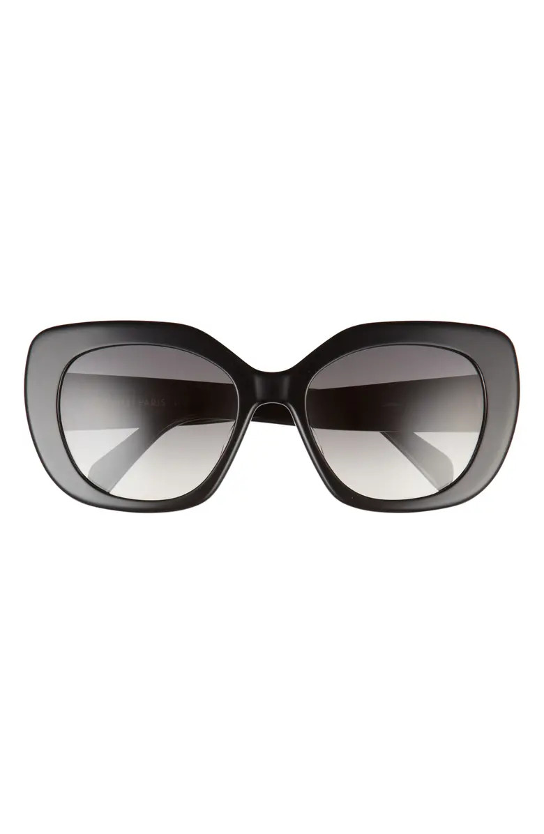 CELINE Triomphe 55mm Rectangular Sunglasses | Nordstrom | Nordstrom
