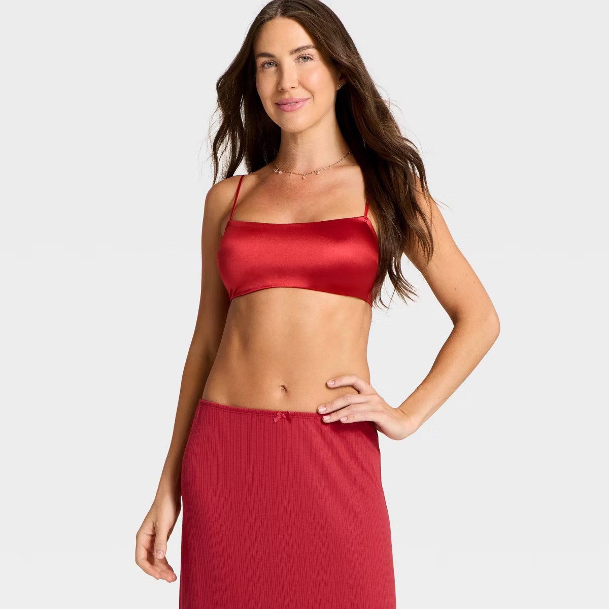 Women's Satin Unlined Scoop Bralette - Auden™ | Target