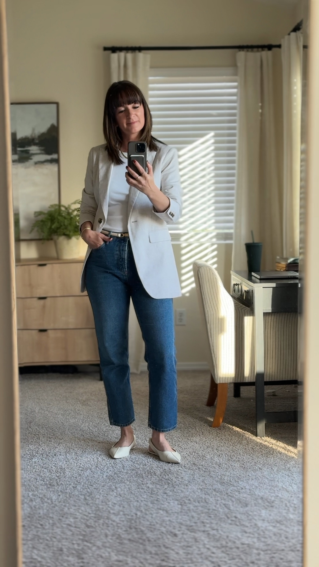 Jeans and a blazer is a great go-to combo to look polished and styled while being comfy and effortless. This linen blend blazer is my new fav! Spring fashion is here!

#LTKover40 #LTKSeasonal #LTKstyletip