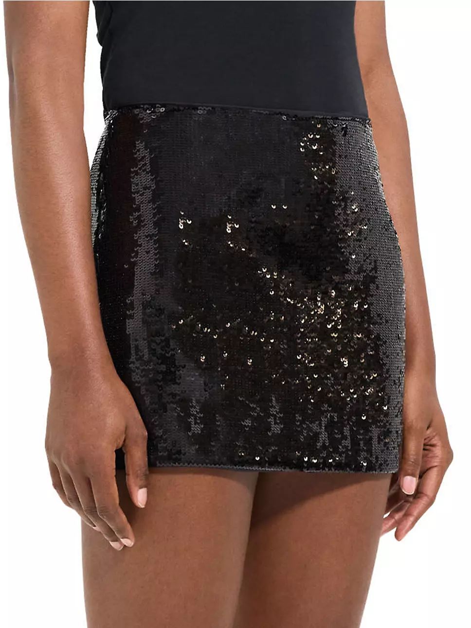 Sequined Low-Rise Miniskirt | Saks Fifth Avenue