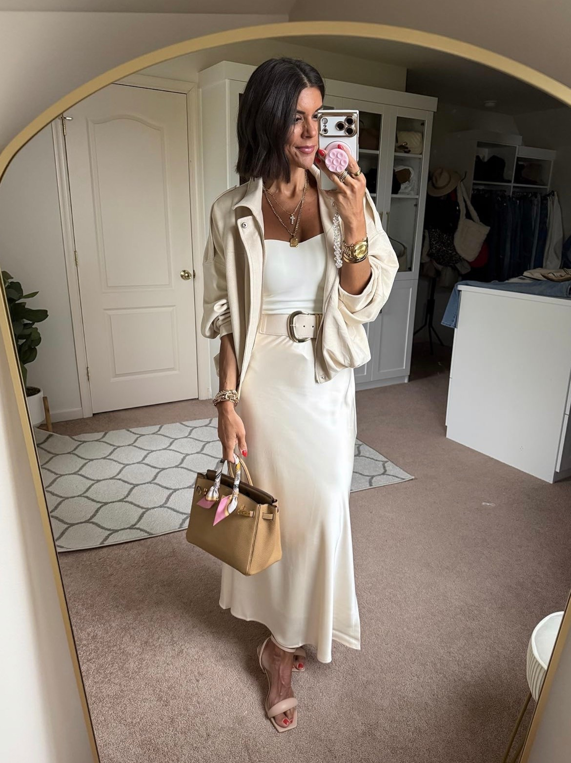 Yesterday’s church outfit! Size small in jacket and skirt, size xs in tank with built in bra! 

#LTKSeasonal #LTKootd #LTKgrwm