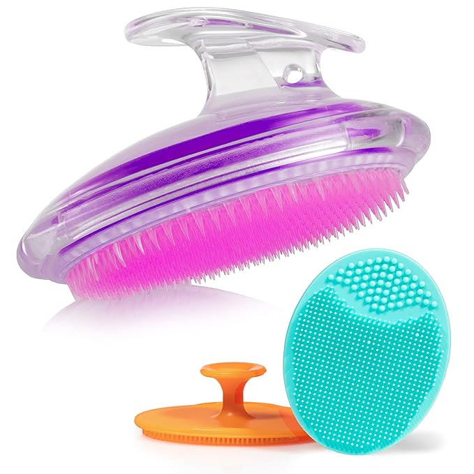 Exfoliating Brush For Razor Bumps and Ingrown Hair Treatment, Silicone Face Scrubbers, Face and B... | Amazon (US)
