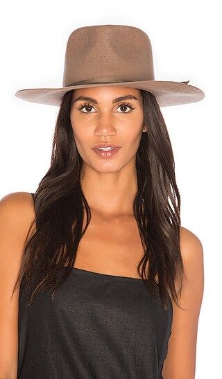 Brixton Las Cruces Fedora in Fawn | Revolve Clothing