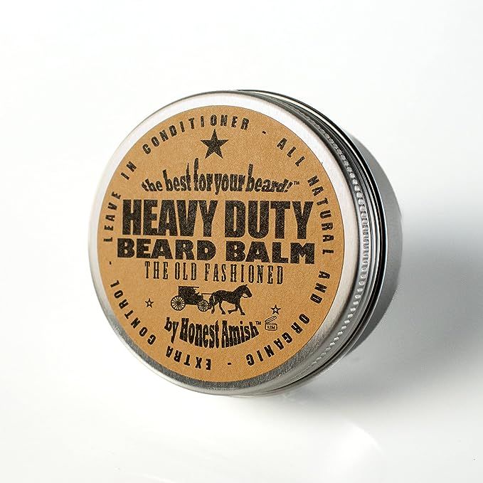 Honest Amish - Heavy Duty Beard Balm - 2 Ounce - Beard Conditioner | Amazon (US)