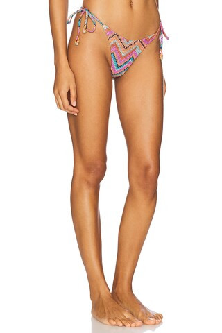 Tide Bikini Bottom in Pink | Revolve Clothing (Global)