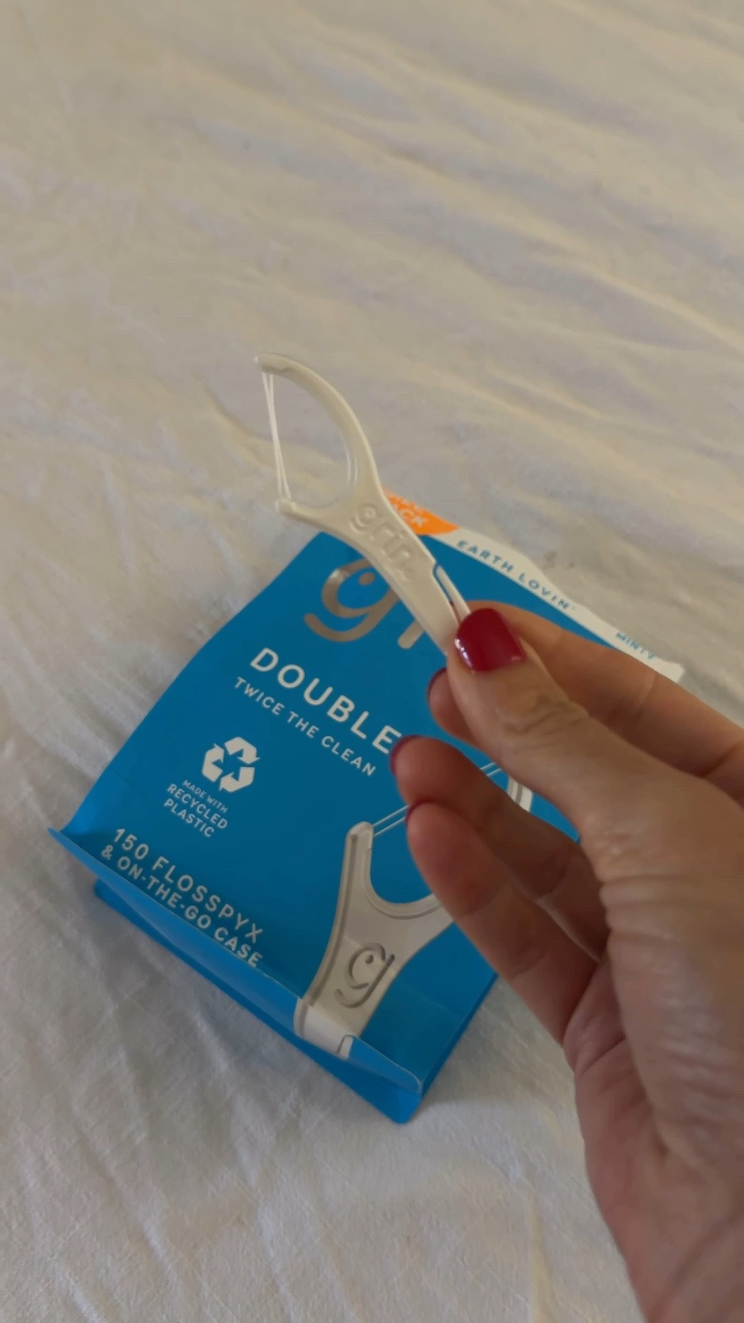 A weird fact about me… I’m a floss snob. 😂

I hateeeee when floss snaps halfway through flossing, and these have never let me down.

This pack also comes with a cute little travel case, so I keep extras in my car, purse, and makeup bag because apparently I need floss everywhere I go.

Go ahead & grab you a bag… your teeth (and your dentist) will thank you! Seriously the best. 🙌🏼

#LTKmomlife #LTKselfcare #LTKmorningroutine