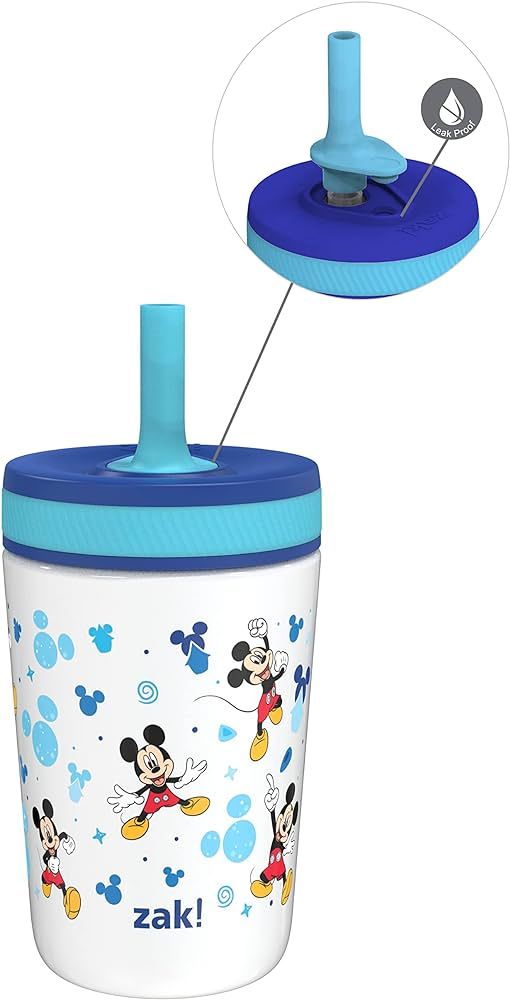 Zak Designs Disney Kelso Toddler Cups For Travel or At Home, 12oz Vacuum Insulated Stainless Stee... | Amazon (US)