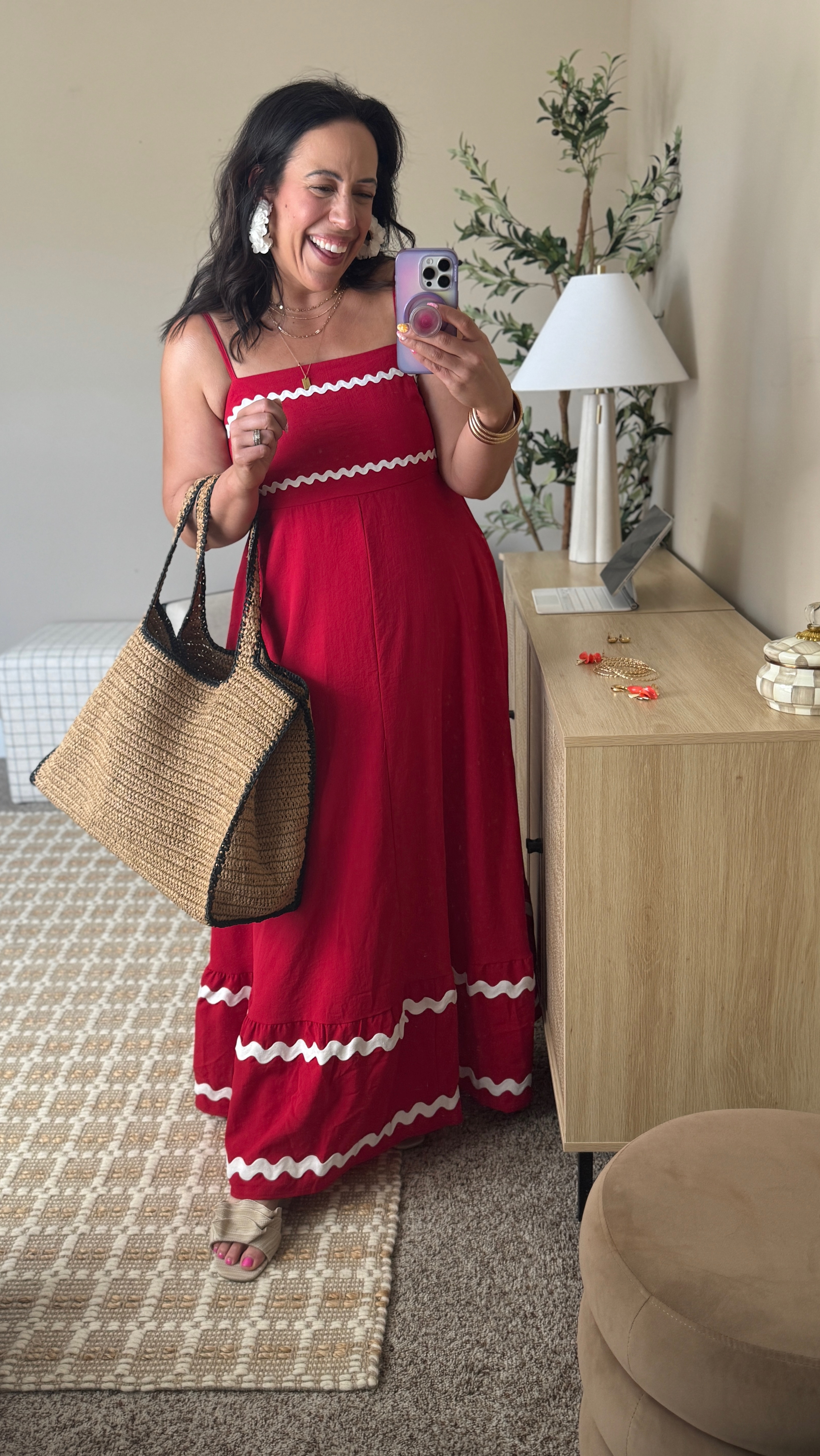 Amazon fashion spring fashion OOTD for my midsize girlies headed to the beach! Wearing size large! 

red dress, Amazon dresses for spring, size 12, midsize resort wear 

#LTKFindsUnder50 #LTKFindsUnder100 #LTKMidsize