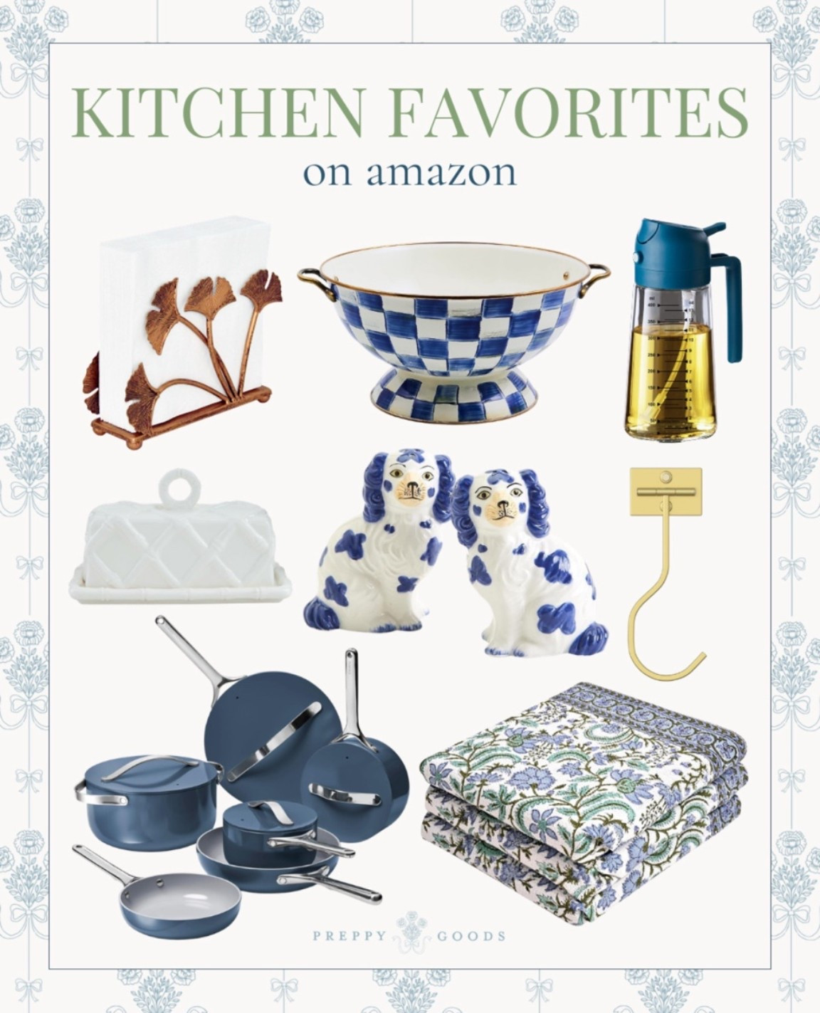 These are the kitchen finds I use, style, and reach for over and over again 🤍 From block print textiles to blue cookware and the cutest little countertop accents, these pieces make my kitchen feel cozy, collected, and lived in.

Proof that practical can still be beautiful ✨

#LTKdayinmylife #LTKfoodie #LTKHome