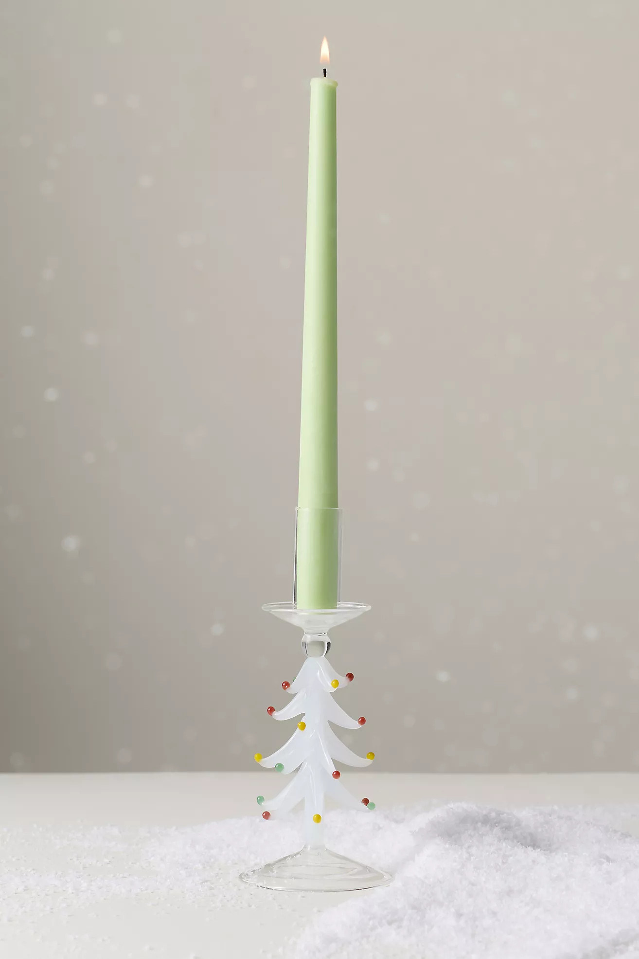 Yuletide Glass Candle Holder | Anthropologie (US)
