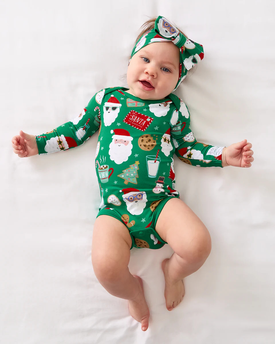 Cookies for Santa Luxe Bow Headband | Little Sleepies