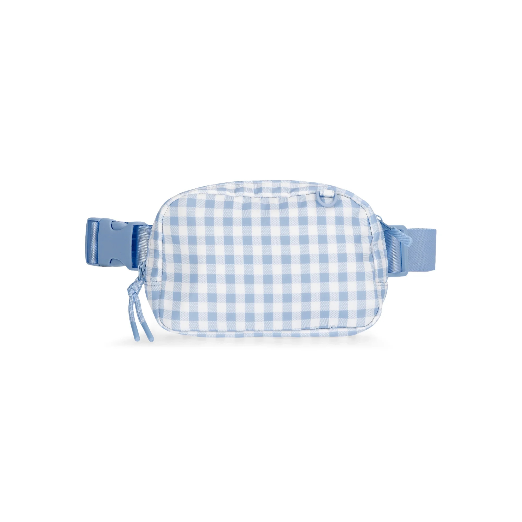 No Boundaries Women's Hands Free Fanny Pack, Sky Gingham | Walmart (US)