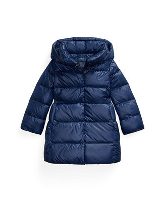 Polo Ralph Lauren Girls 2T-6X Hooded Long Jacket - Macy's | Macy's