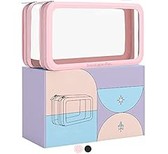 Clear Makeup Bag Organizer, Cosmetic Bag Make Up Bag Travel Toiletry Bag For Women, Small Makeup ... | Amazon (US)