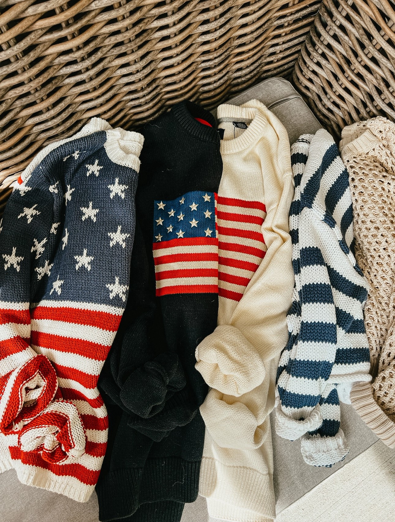 🇺🇸 americana knit sweaters 🇺🇸 USA // red, white & blue // stars & stripes // women & kids // Memorial Day // 4th of July // summer // coastal 

#LTKStyleTip #LTKSummerEdit #LTKSeasonal