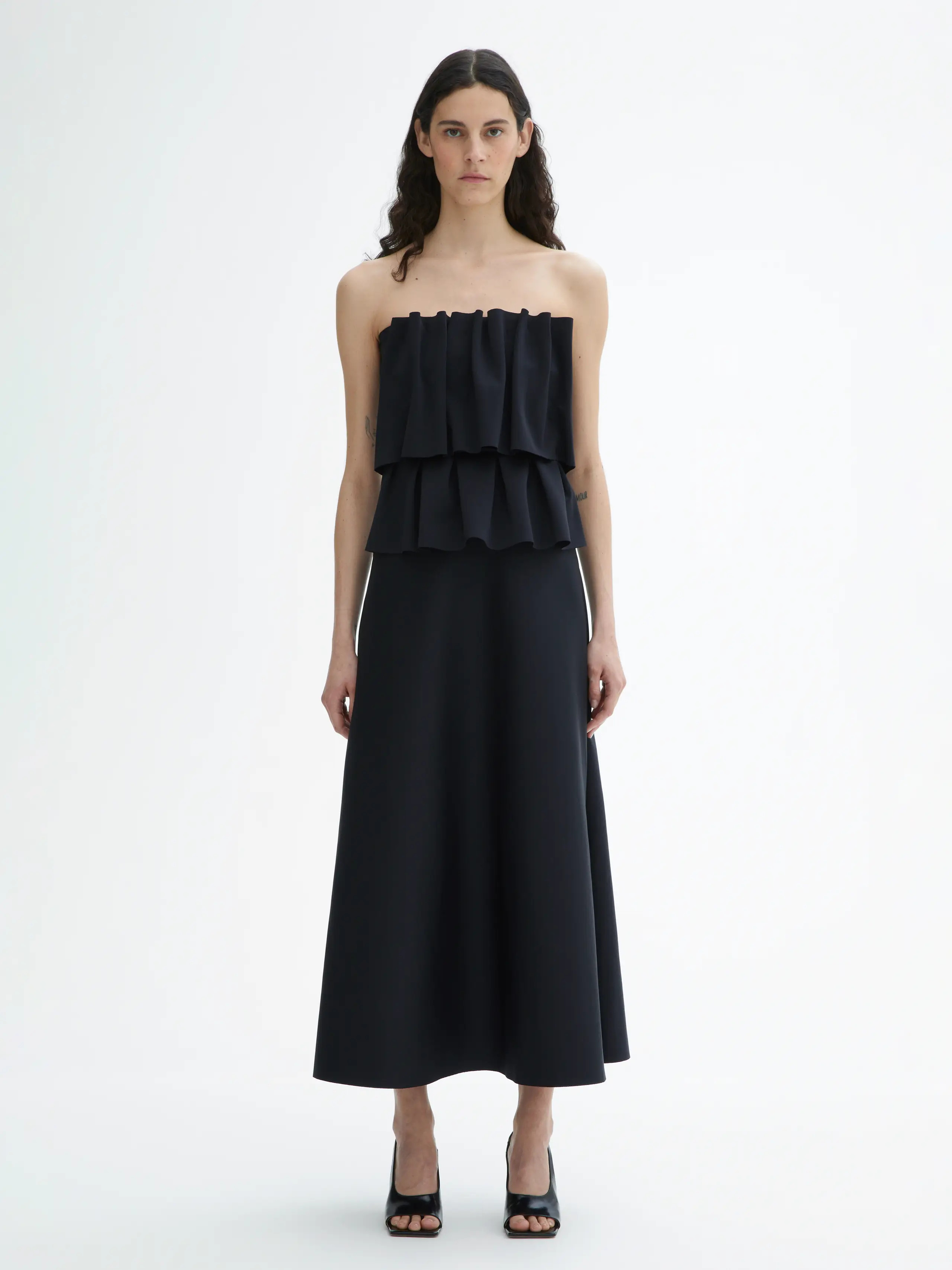 Sculpted tube dress | House of Dagmar