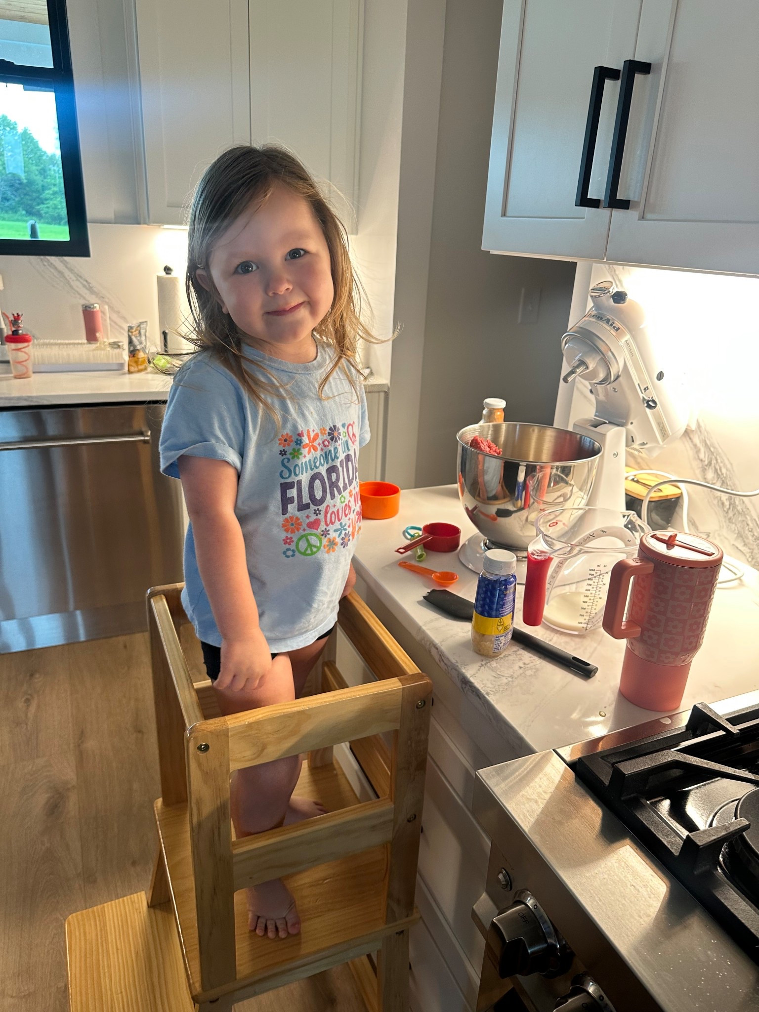 My daughter loves this step stool so she can help me cook! 

#LTKFamily #LTKKids #LTKBaby
