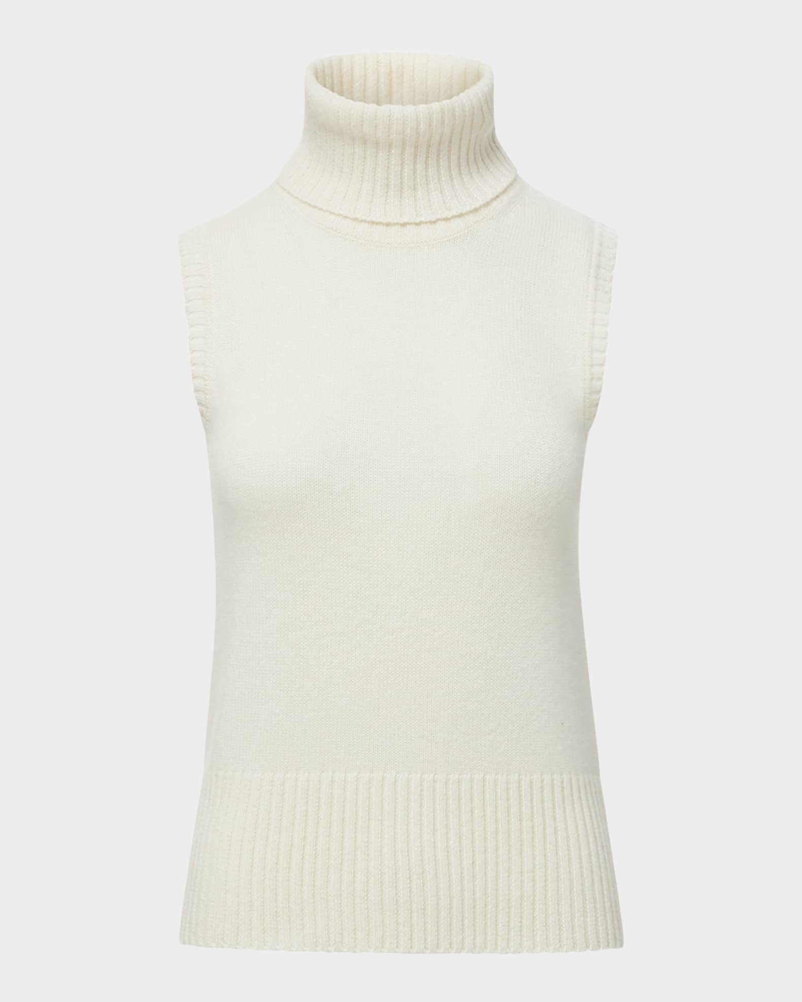Veronica Beard Mazzy Cashmere Turtleneck Shell | Neiman Marcus