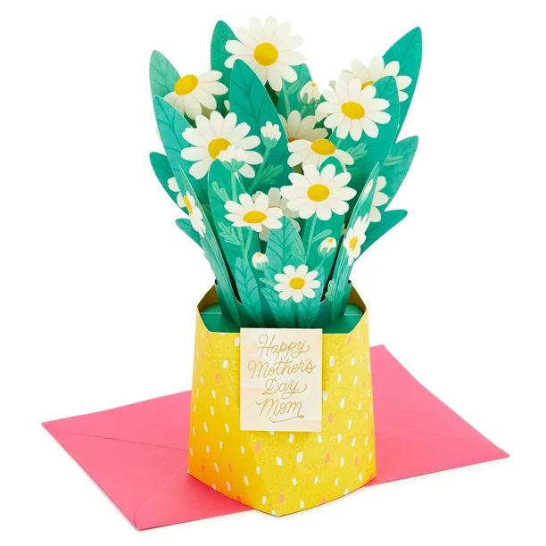 Hallmark Paper Wonder 3D Pop-up Mother's Day Card for Mom (Daisy Flower Bouquet) | Walmart (US)