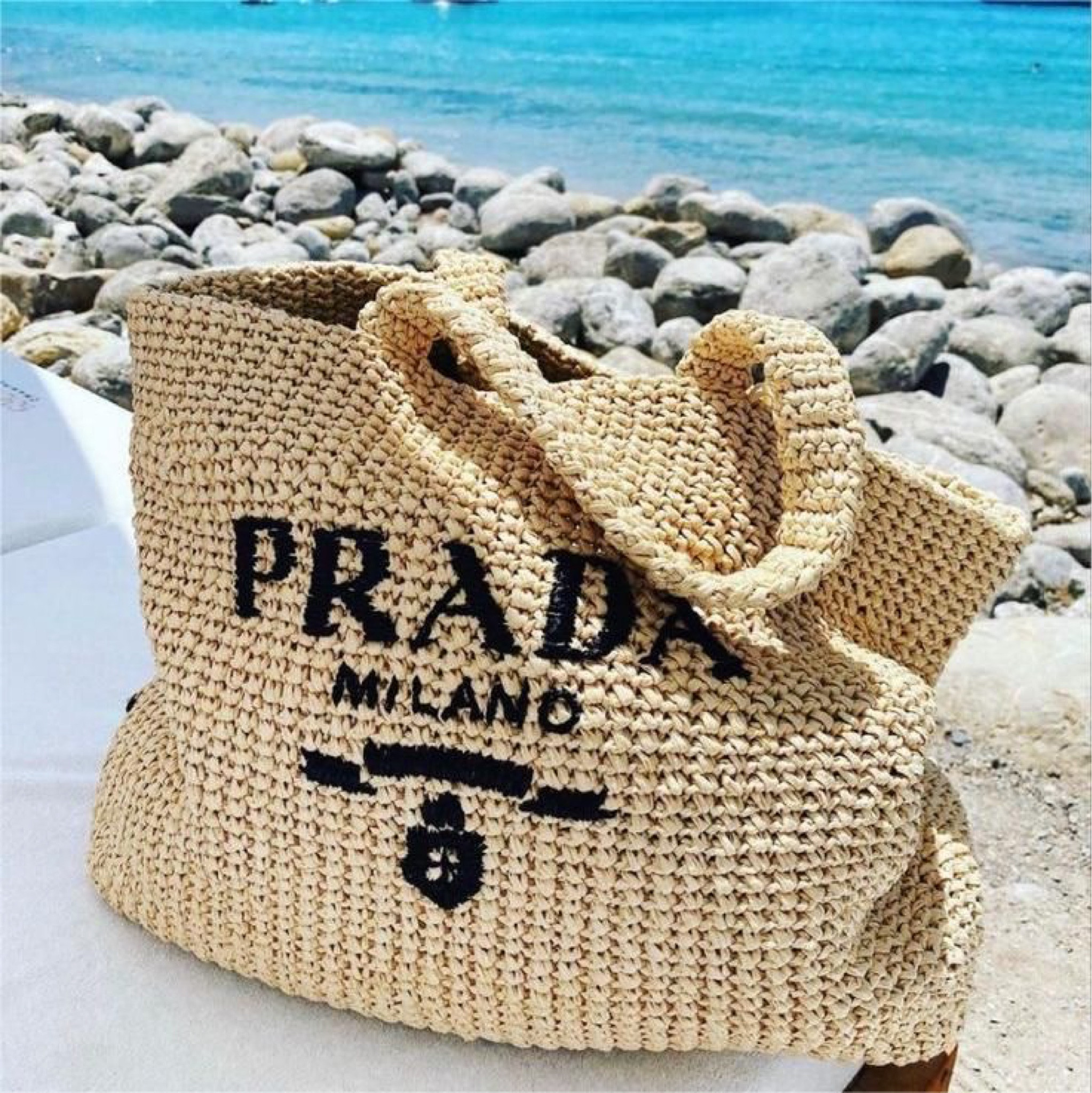 Prada beach bag #dhgate 