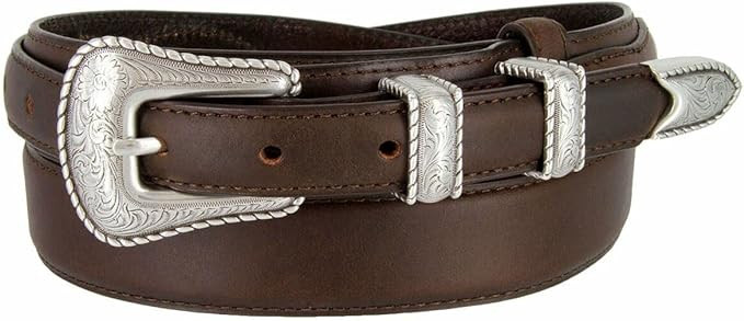 Belts.com Western Buckle Belt Oil Tanned Genuine Leather Ranger Belt 1-3/8"(35mm) Taper to 3/4"(1... | Amazon (US)