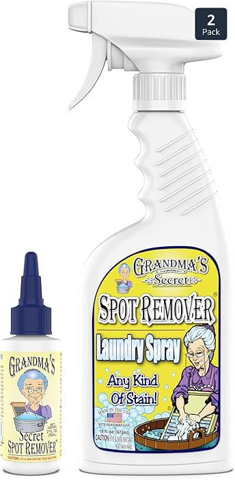 Grandma's Secret Spot Remover Laundry Spray - Chlorine, Bleach and Toxin-Free for Clothes - Fabri... | Amazon (US)