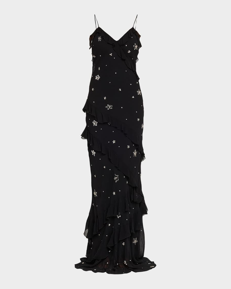 Rialto Embellished Maxi Dress | Neiman Marcus