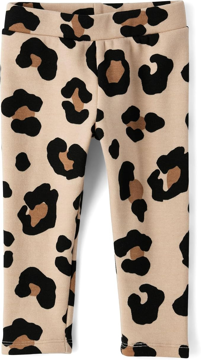 The Children's Place Baby Girls' and Toddler Assorted Everyday Cozy Pull on Leggings | Amazon (US)