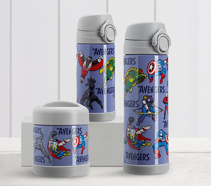 Marvel  Glow-in-the-Dark Avengers Hot & Cold Container | Pottery Barn Kids