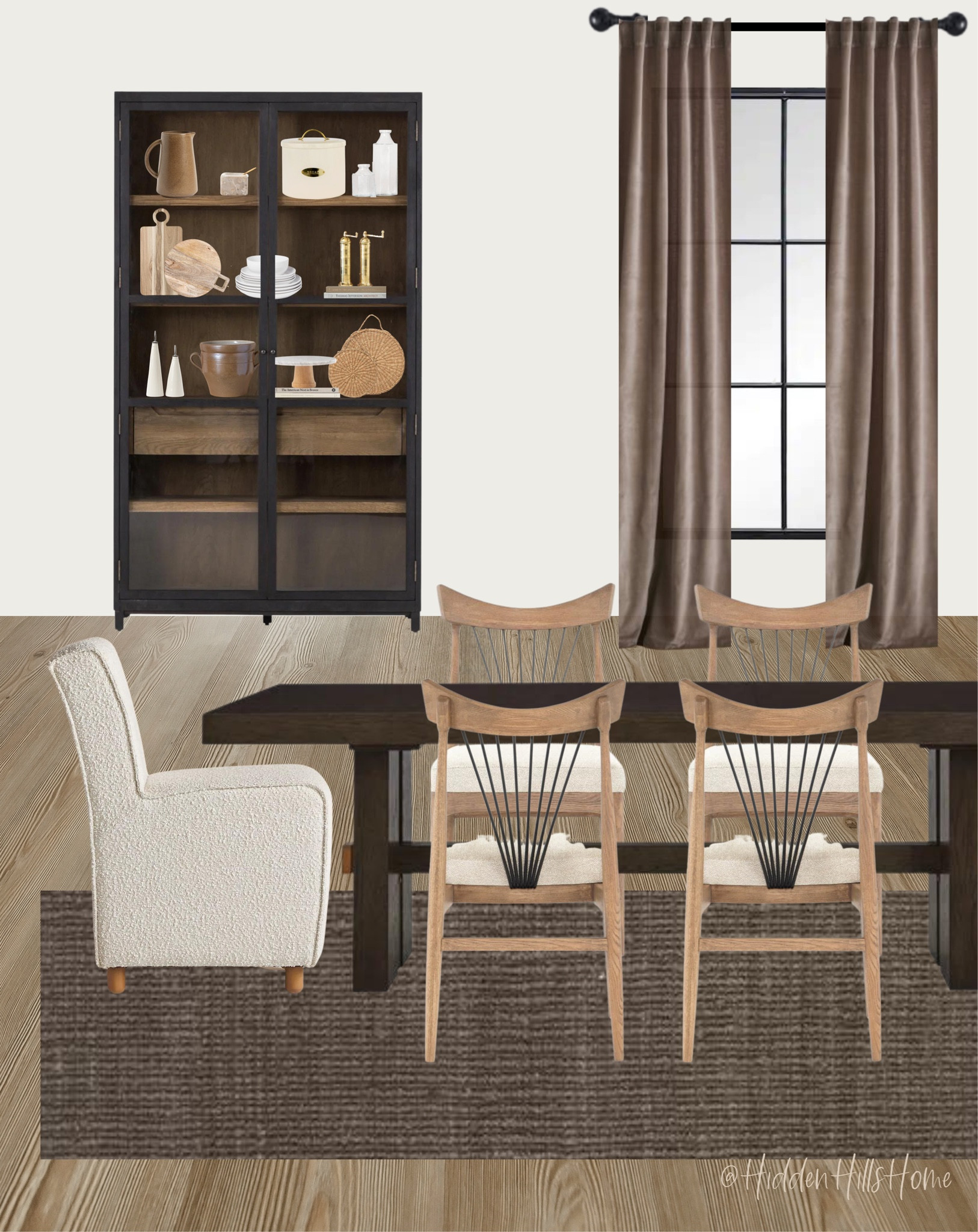 Dining room, dining chairs, dining table, home decor, dining room cabinet, shelf decor, dining room rug #diningroom #homedecor

#LTKsalealert #LTKhome