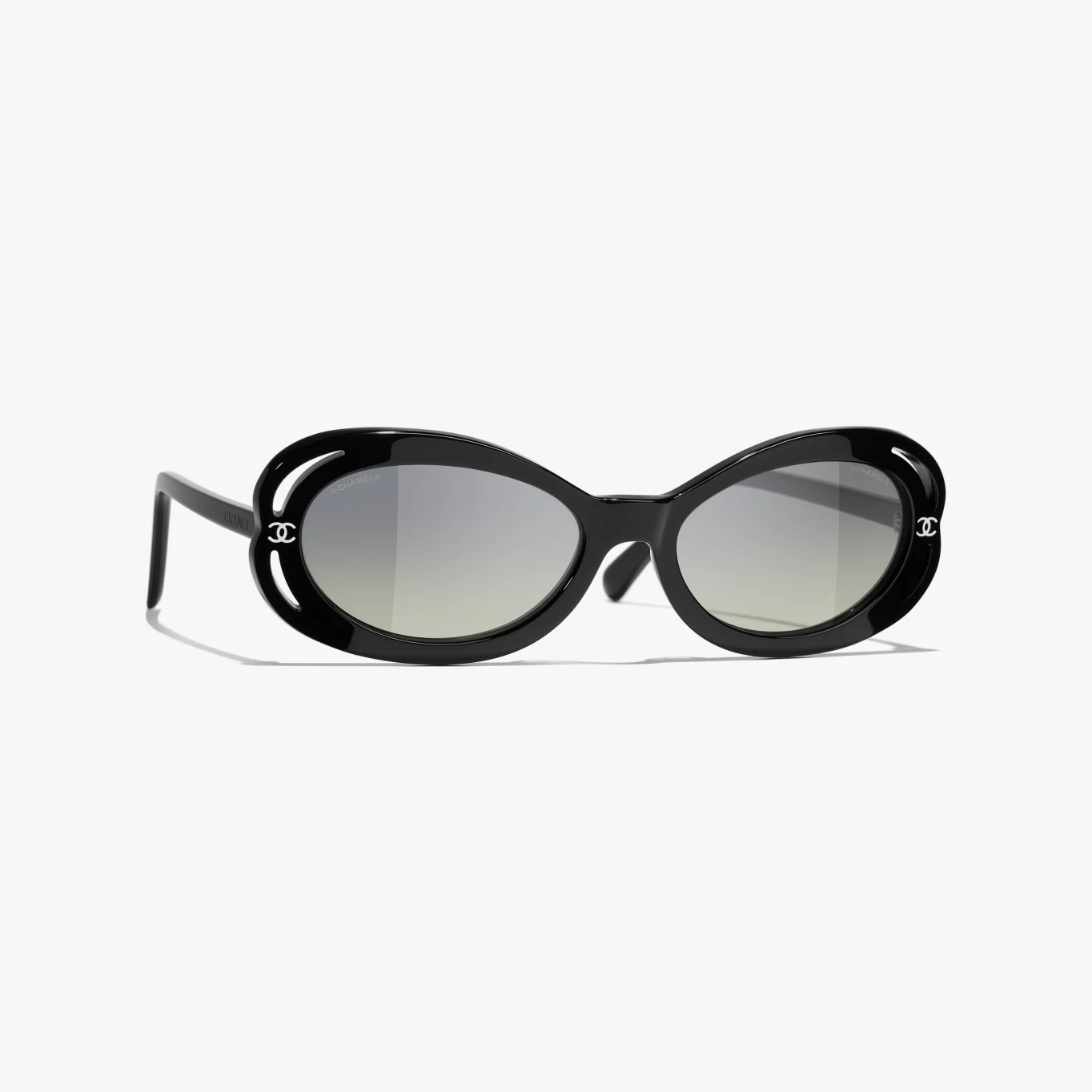 Sunglasses: Oval Sunglasses, acetate — Fashion | CHANEL | Chanel, Inc. (US)