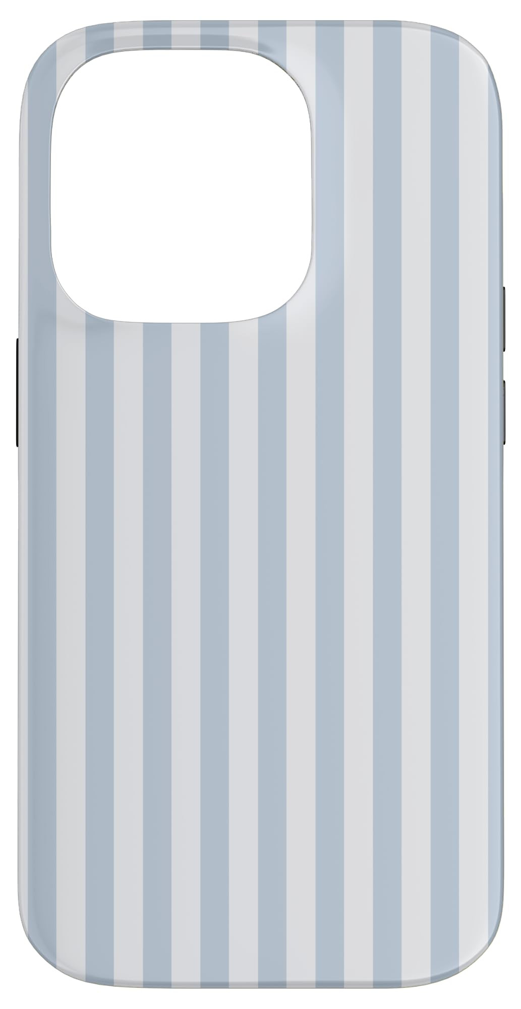 iPhone 14 Pro White and Light Blue Striped Geometric Lines Pattern Case | Amazon (US)