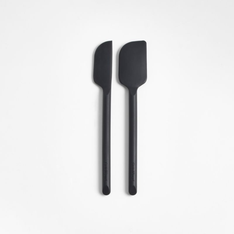 Crate & Barrel Black Silicone Mini Spatulas, Set of 2 + Reviews | Crate & Barrel | Crate & Barrel
