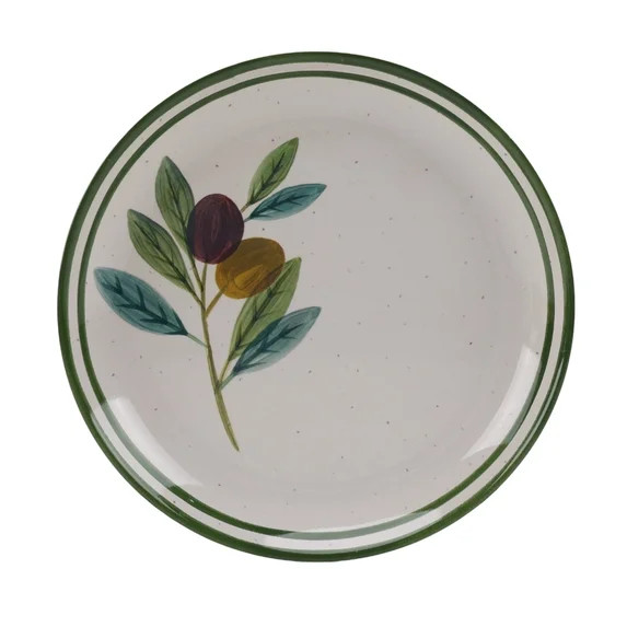 Better Homes and Gardens Bamboo Melamine 8.75-inch Salad Plate, Olive Beige | Walmart (US)