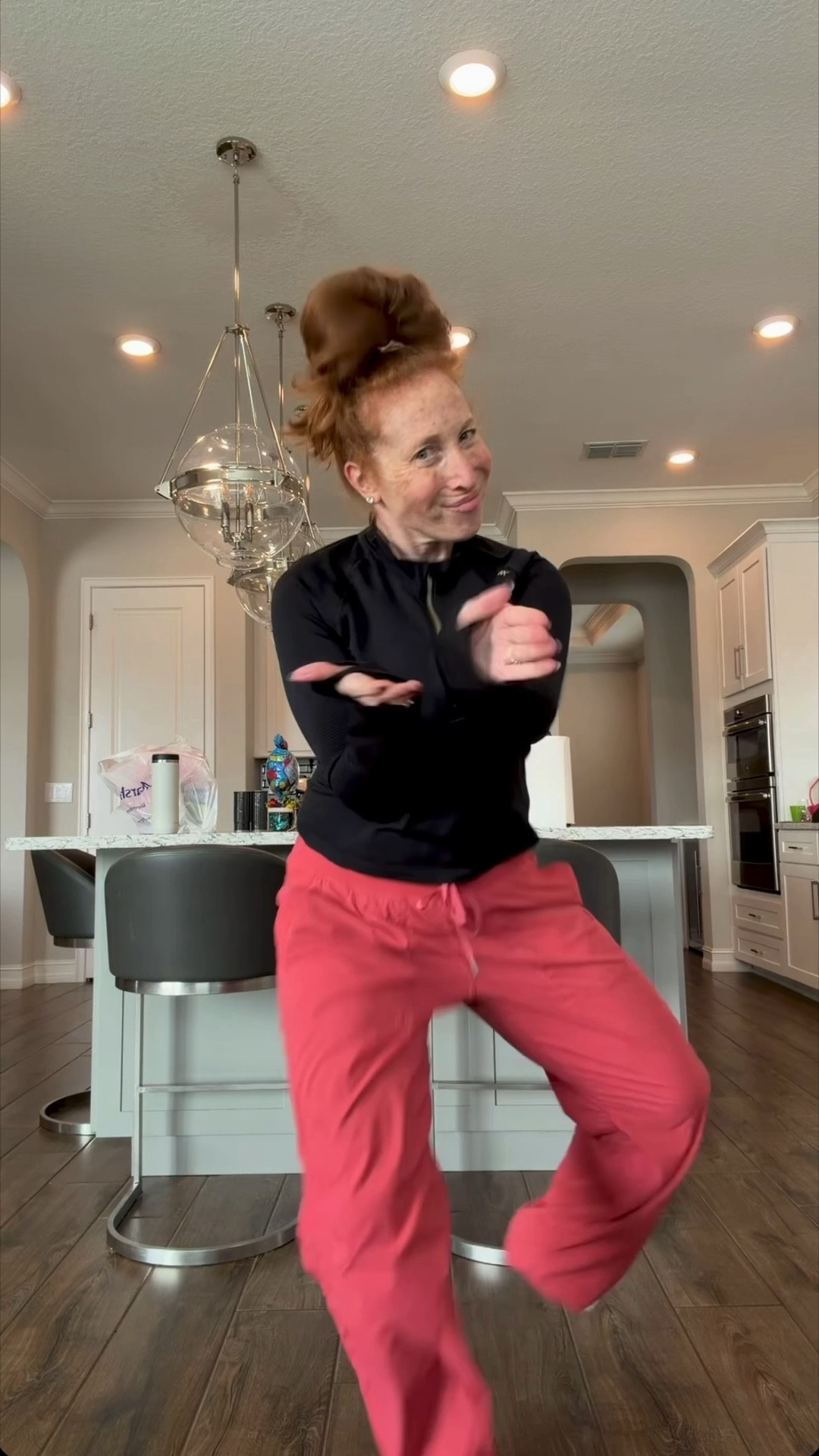 This song wasn’t too bad of a match up! lol 😆 In any case, the pants are on big time sale!!!!!! They fit true to size, just a little more snug in the tush, so size up like me if you have a little more junk in your trunk! Overall I find these pants so flattering!

#LTKFindsUnder100 #LTKActive #LTKMidsize