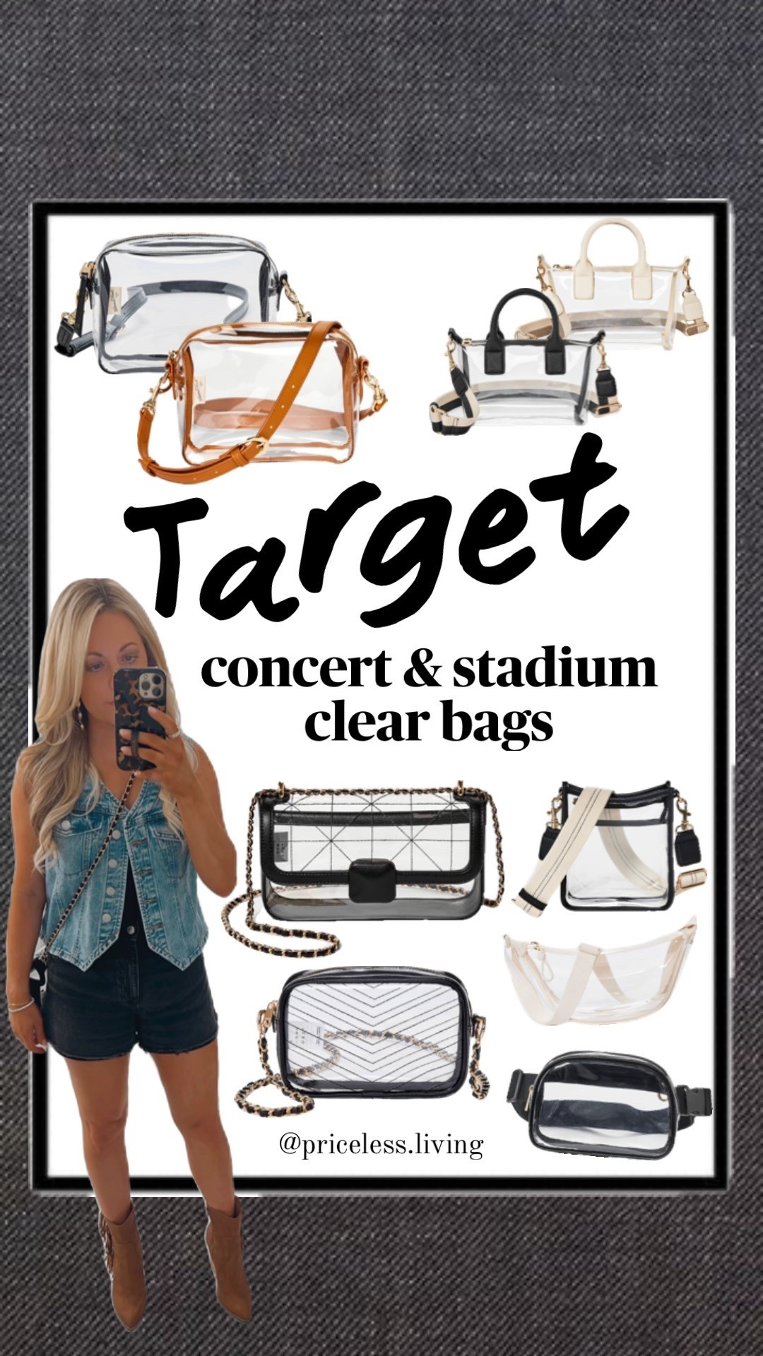 Are you going to CMA fest? Country concert, game day, or festival? Found the perfect clear concert and stadium bags at Target. 

#LTKTravel #LTKSaleAlert #LTKFestival